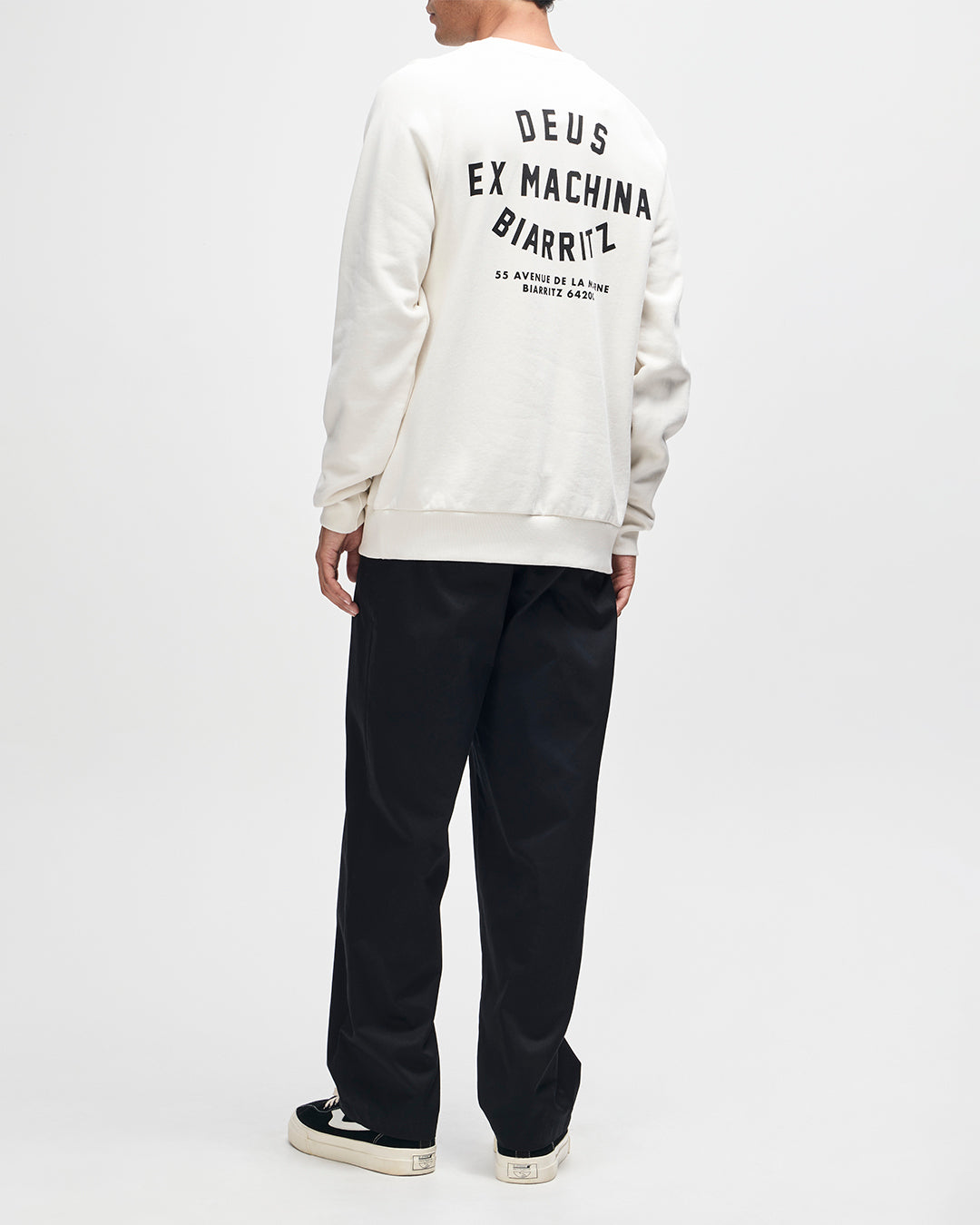Sweaters | Deus Ex Machina | Biarritz Address Crew - Dirty White