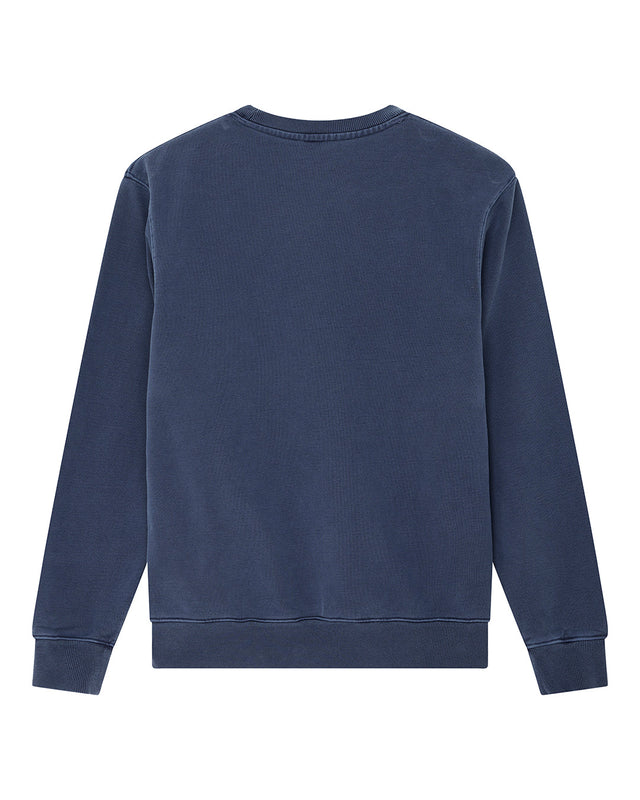 Shield Garment Dyed Crew - Mechanic Blue