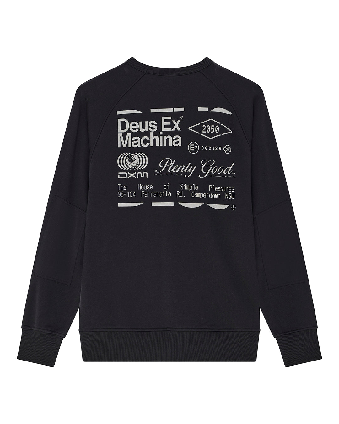 Sweaters | Deus Ex Machina | Plenty Good Crew - Black – Deus Ex