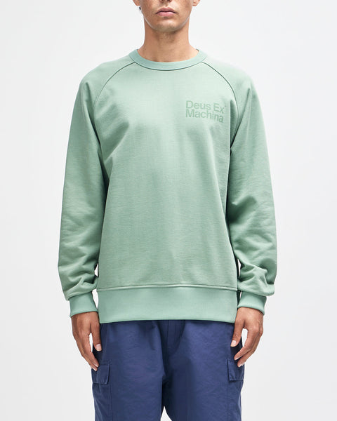 Sweaters | Deus Ex Machina | Plenty Good Crew - Loden Frost Green