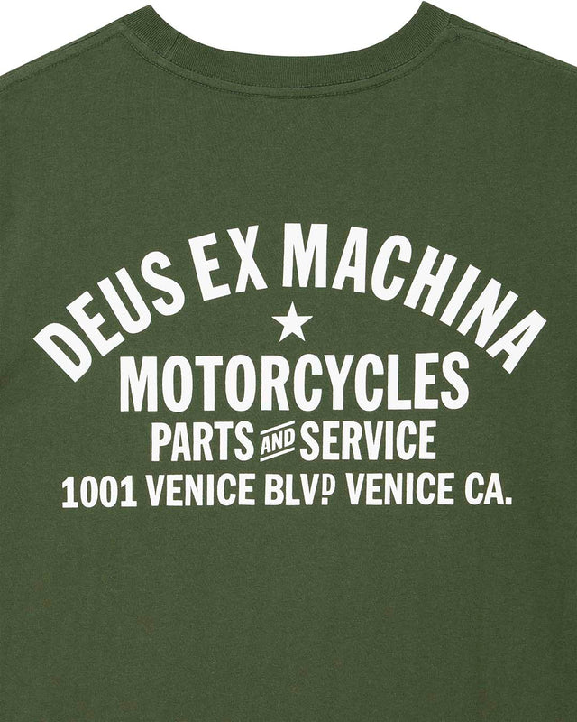 Venice Address Tee - Pine Green