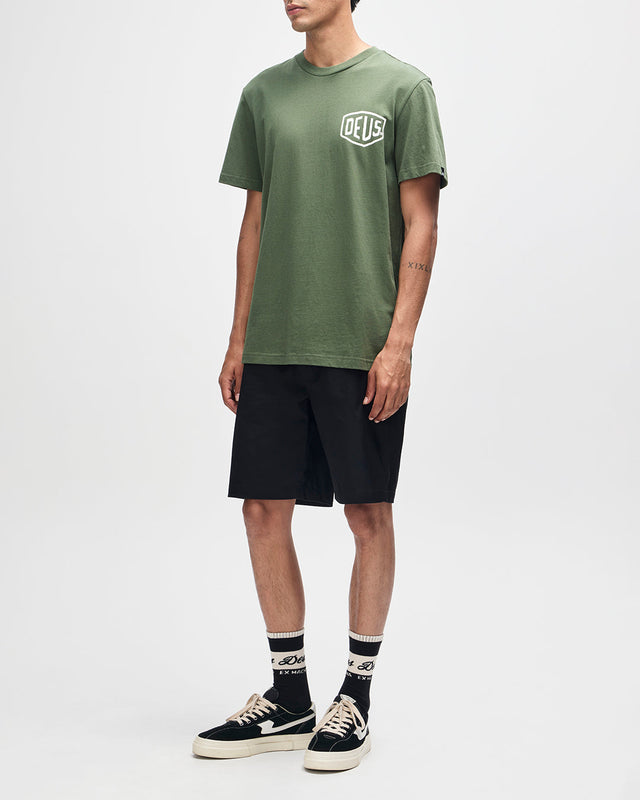 Venice Address Tee - Pine Green