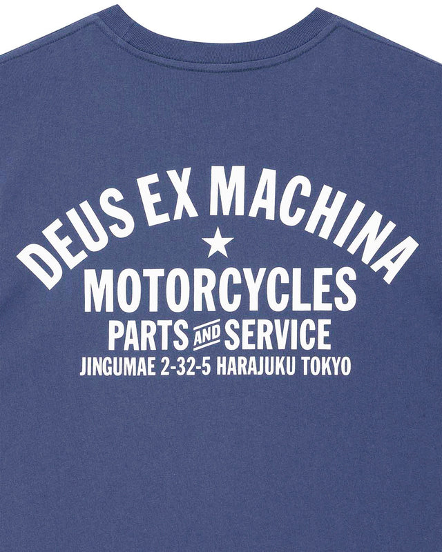 Harajuku Address Tee - Mechanic Blue