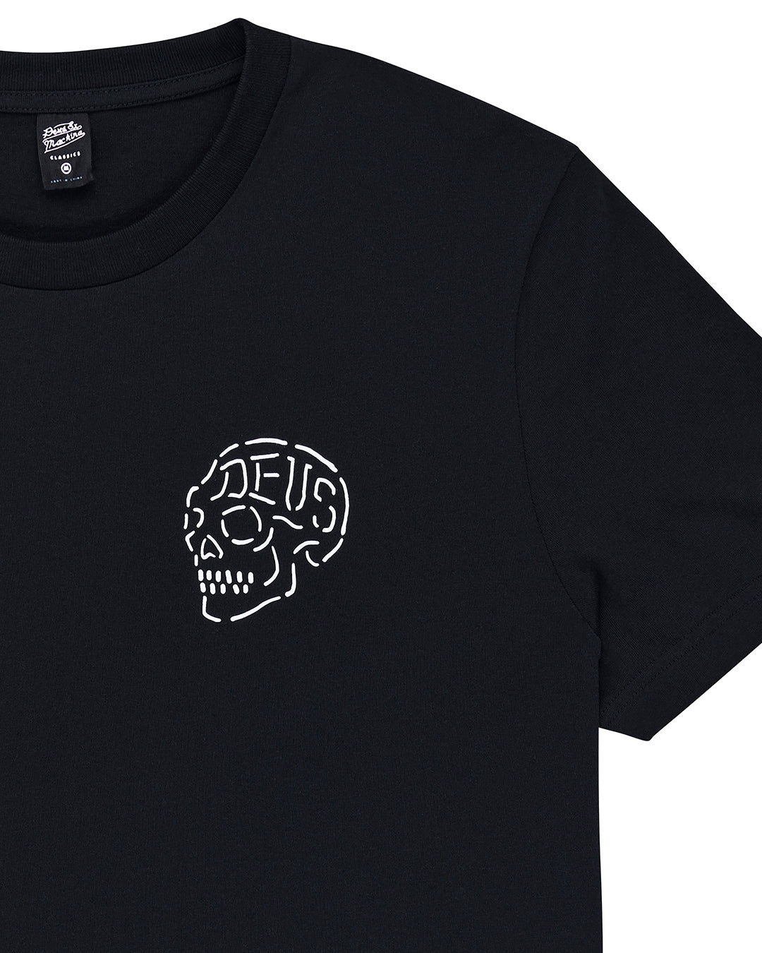 Tees | Deus Ex Machina | Venice Skull - Black – Deus Ex Machina Europe