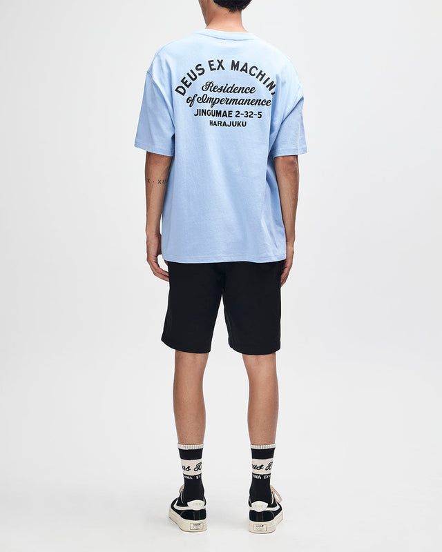 Harajuku Sign Tee - Cerulean Blue