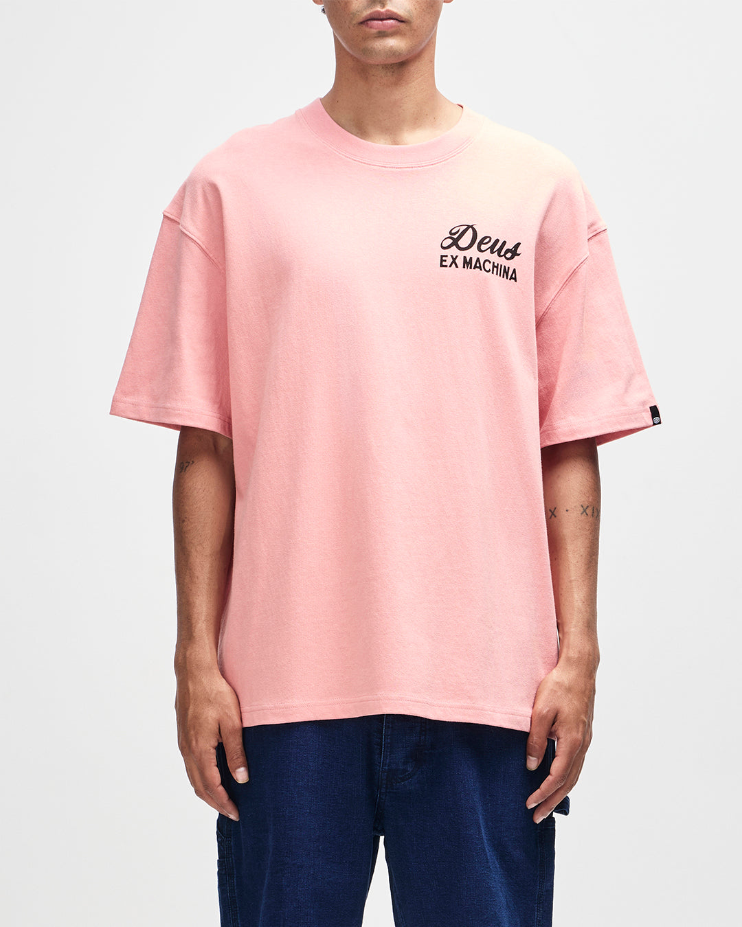T-Shirts | Deus Ex Machina | Seoul Sign Tee - Lobster Bisque Pink