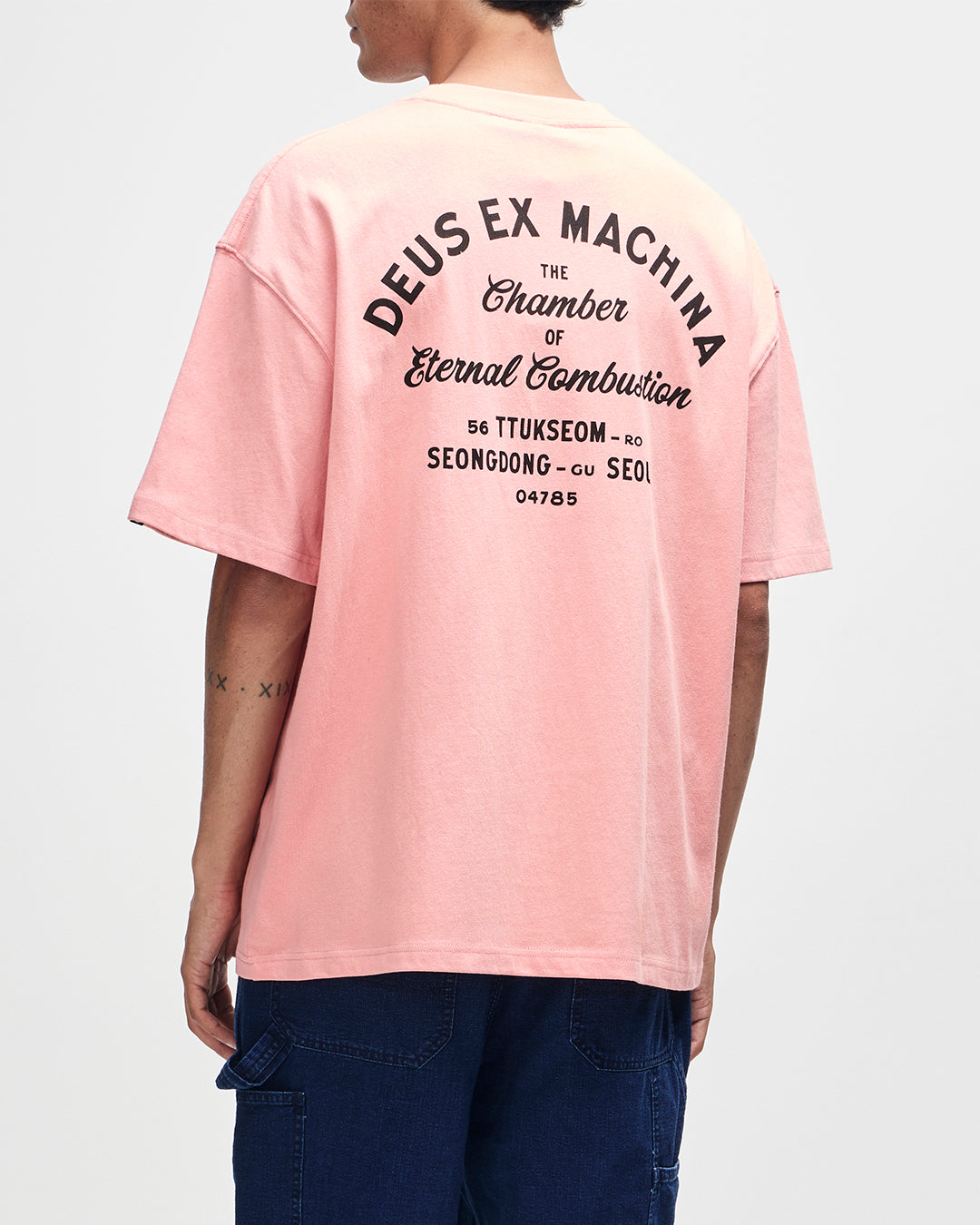 T-Shirts | Deus Ex Machina | Seoul Sign Tee - Lobster Bisque Pink