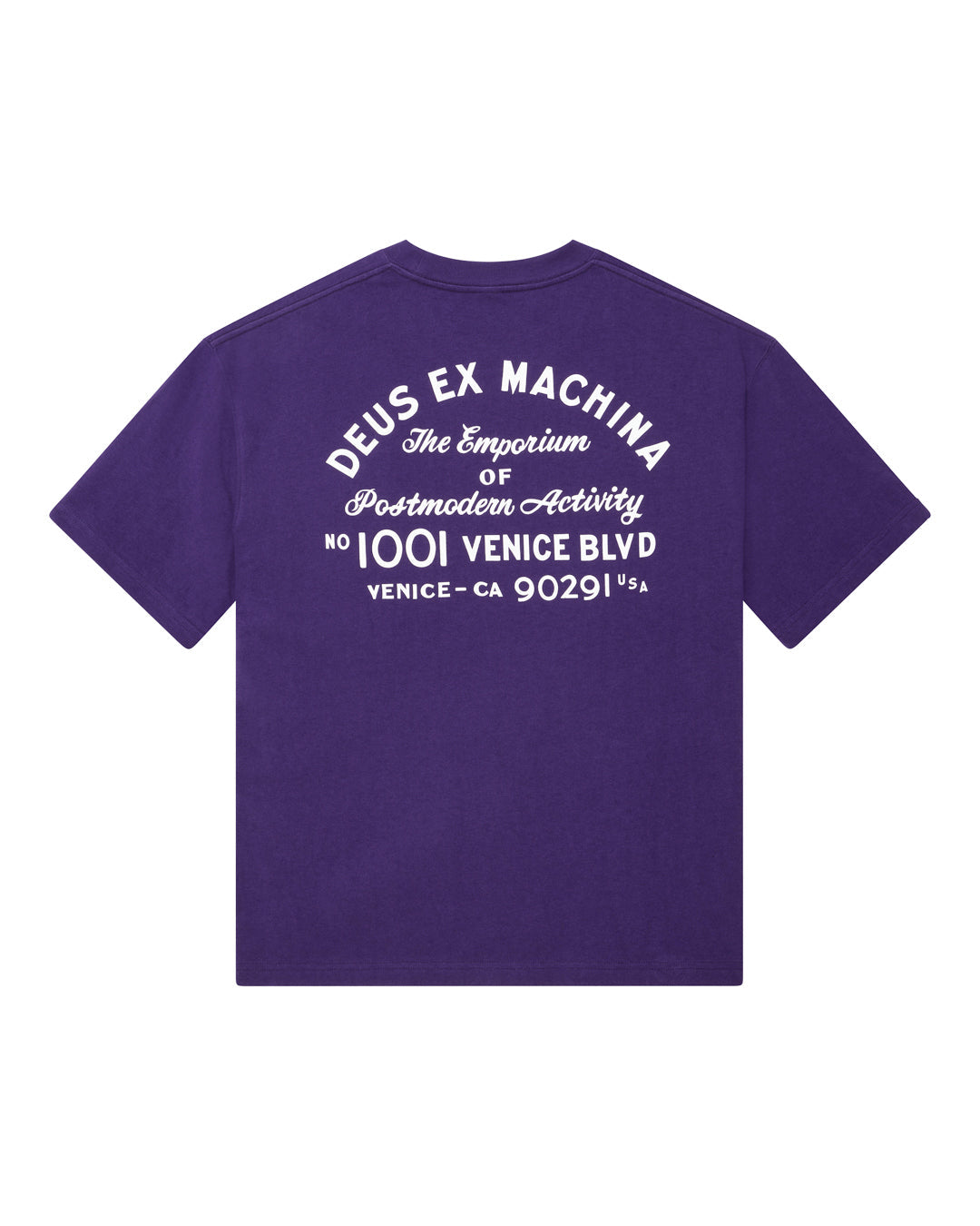 T-Shirts | Deus Ex Machina | Venice Sign Tee - Violet Indigo