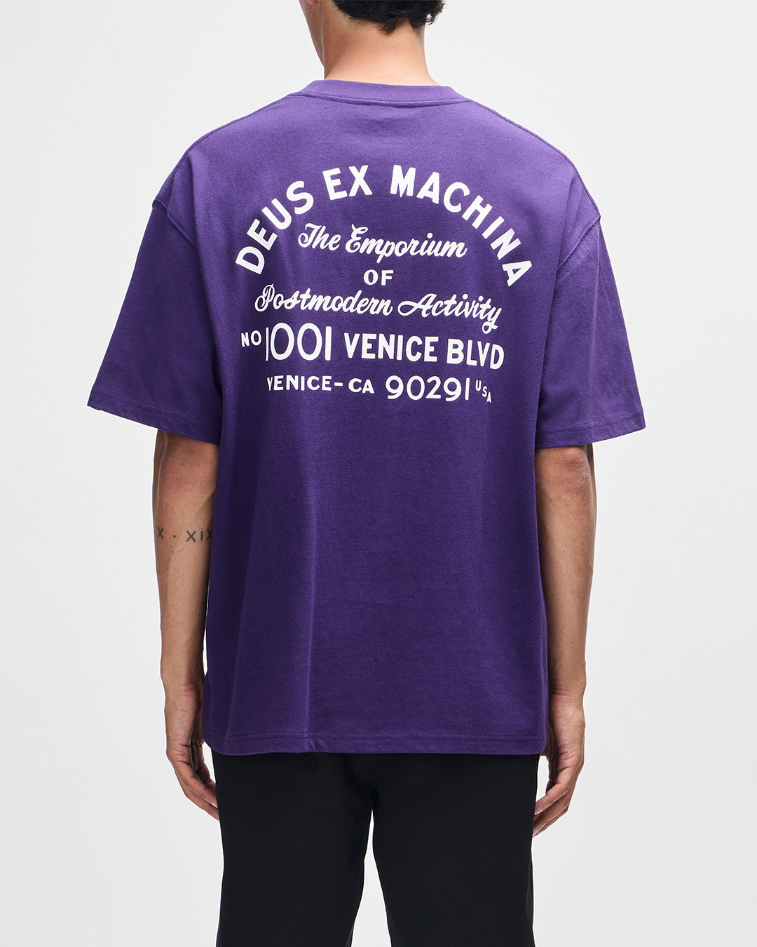 T-Shirts | Deus Ex Machina | Venice Sign Tee - Violet Indigo