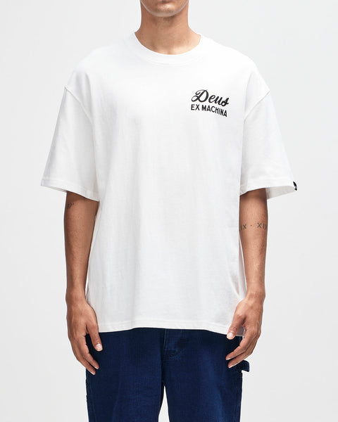 T-Shirts | Deus Ex Machina | Venice Sign Tee - White – Deus Ex