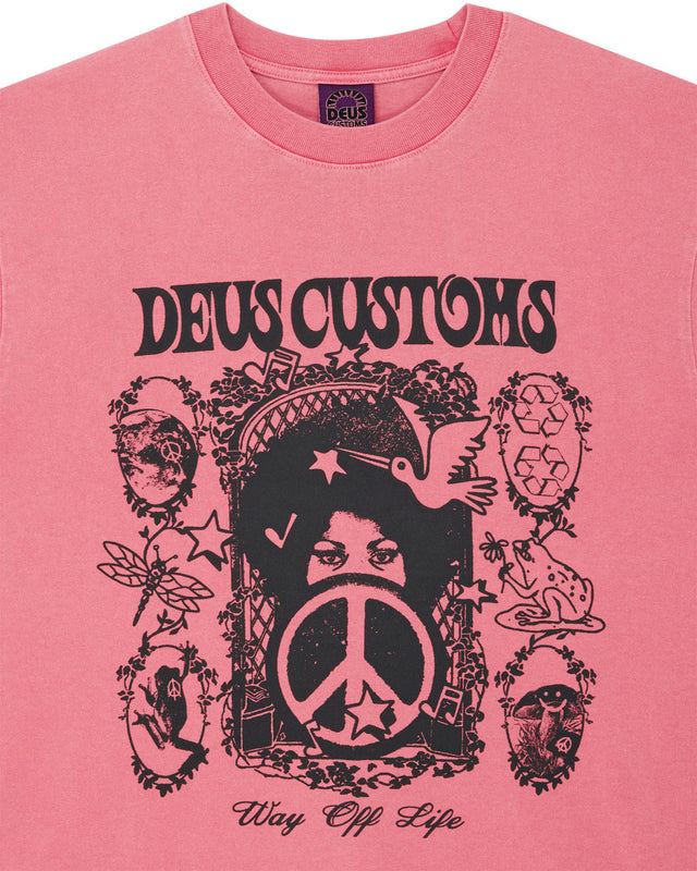 Mother-Earth Tee - Melon Red