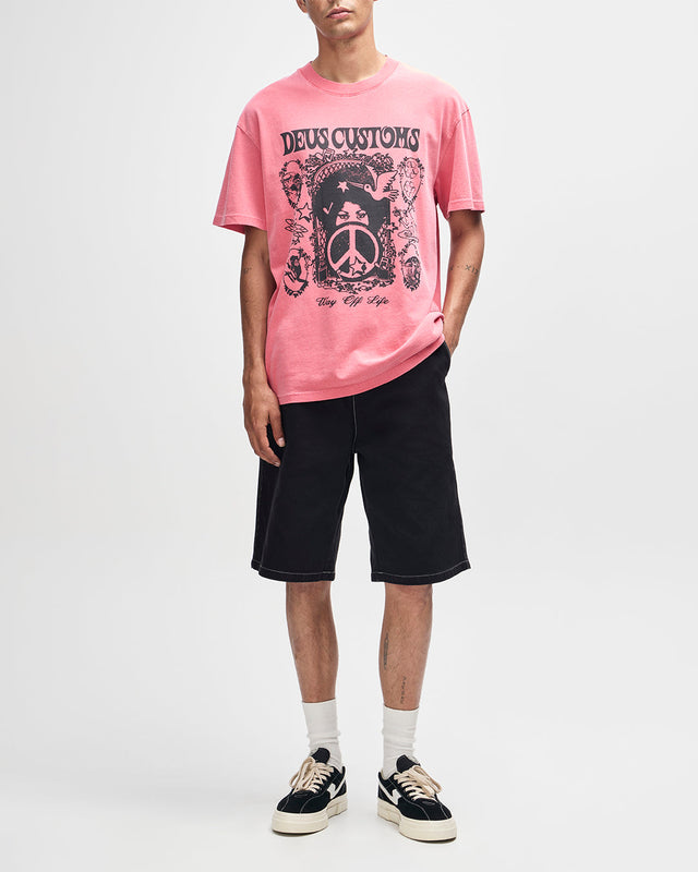 Mother-Earth Tee - Melon Red