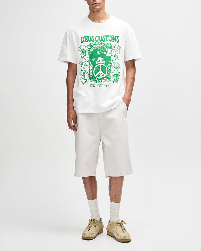 Mother-Earth Tee - Vintage White