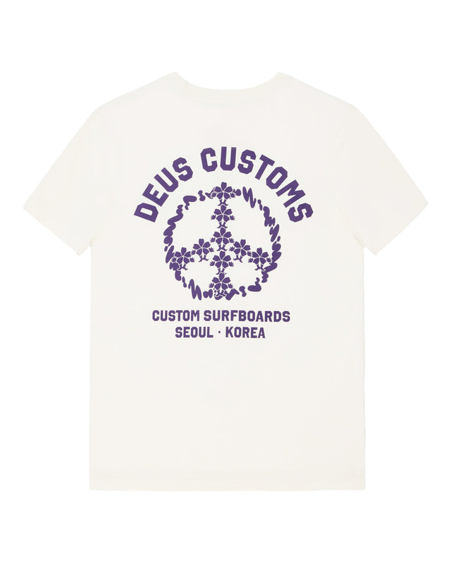 Fancy Pansy Tee - Vintage White