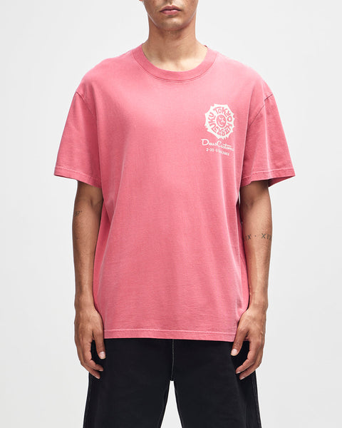T-Shirts | Deus Ex Machina | Tokyo Address Tee - Melon Red – Deus