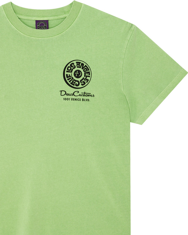 T-shirt Los Angeles Address - Vert perroquet
