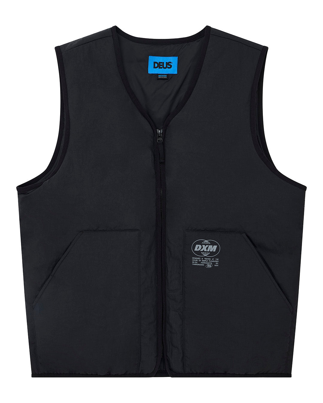 Jackets | Deus Ex Machina | Hiro Padded Vest - Black – Deus Ex