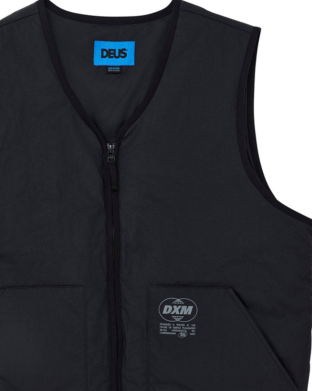 Hiro Padded Vest - Black