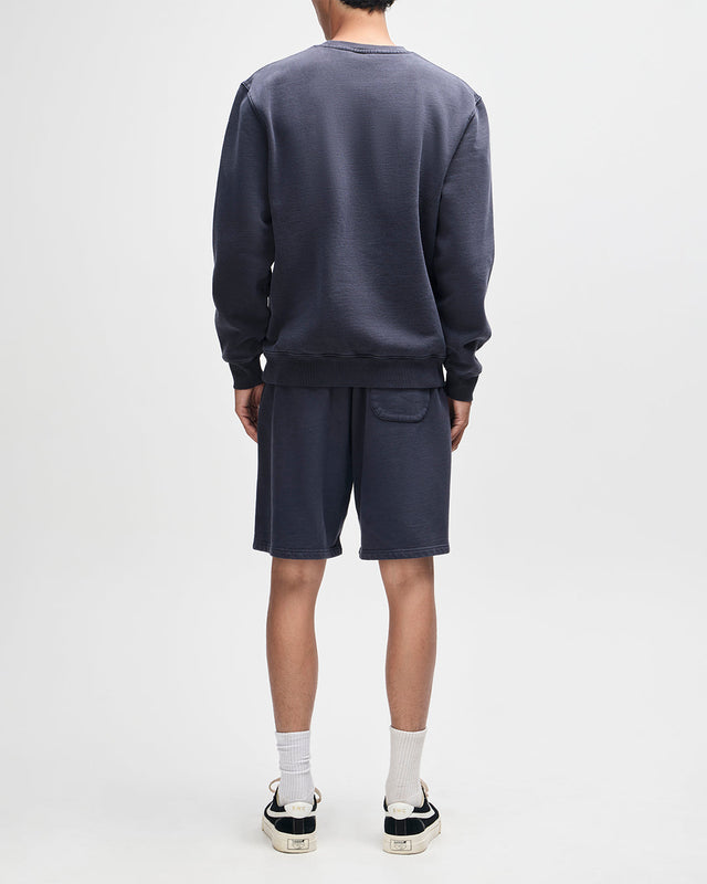 Shield Garment Dyed Track Short - Black