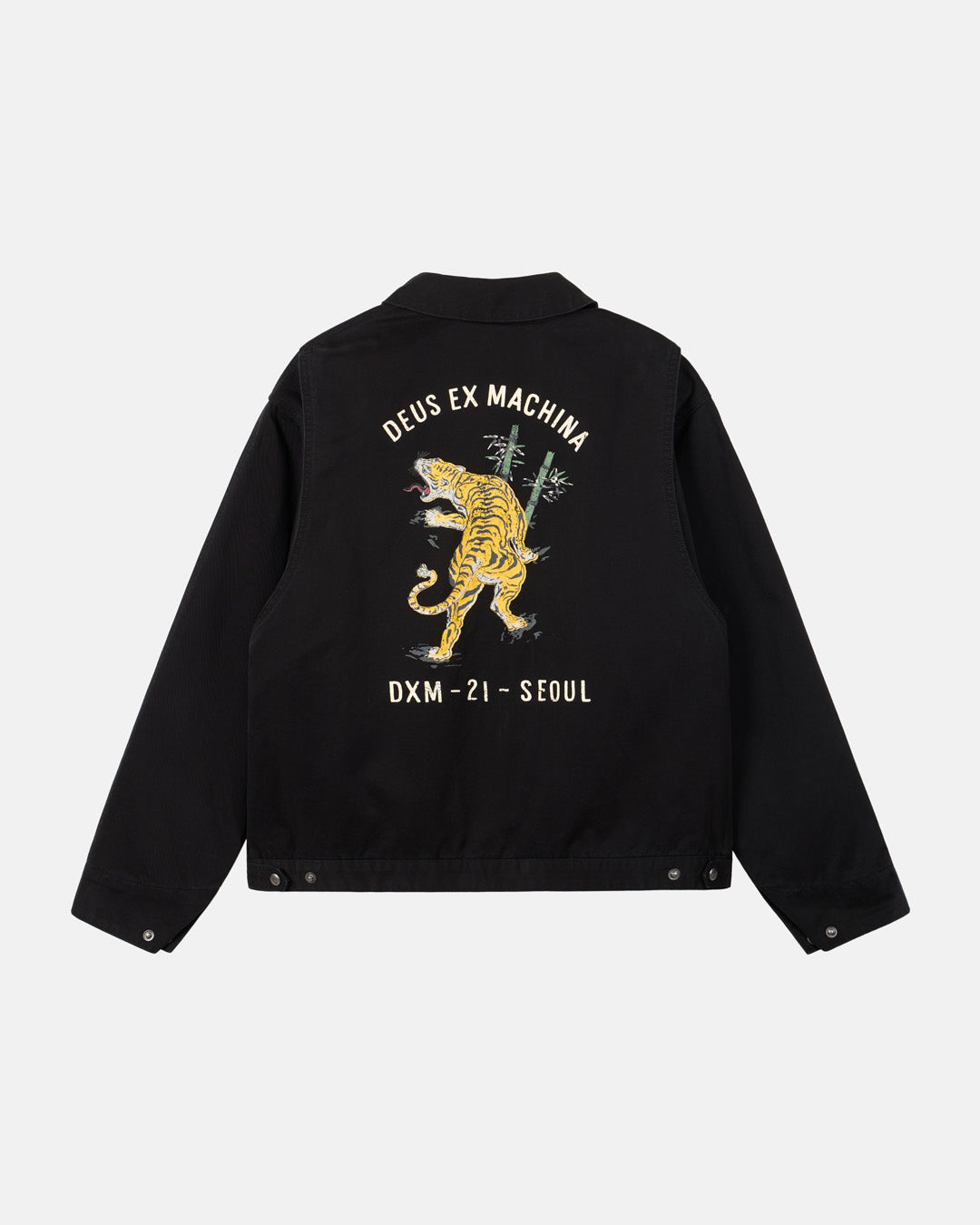 Jackets | Deus Ex Machina | Roar Work Jacket - Black – Deus Ex