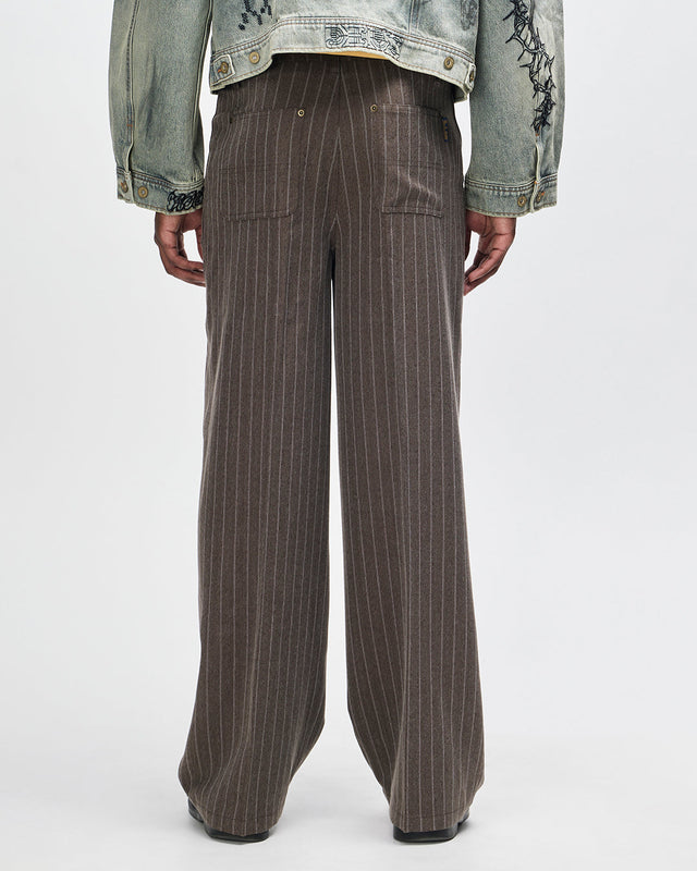 Hear & Now Stripe Pant - Gravel Grey