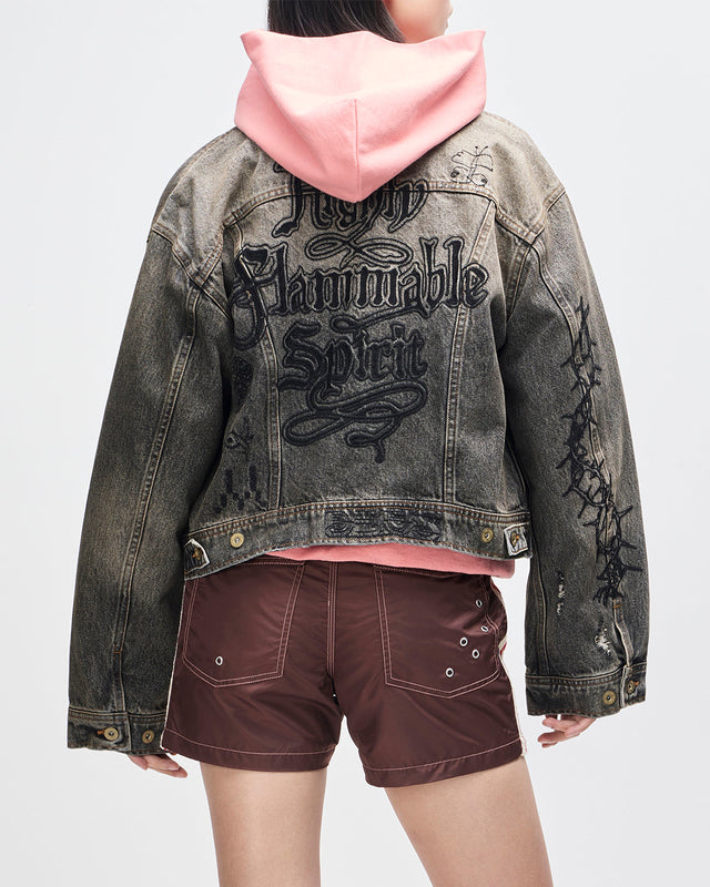 Mephistopheles Noir Jacket - Dirty Anthracite