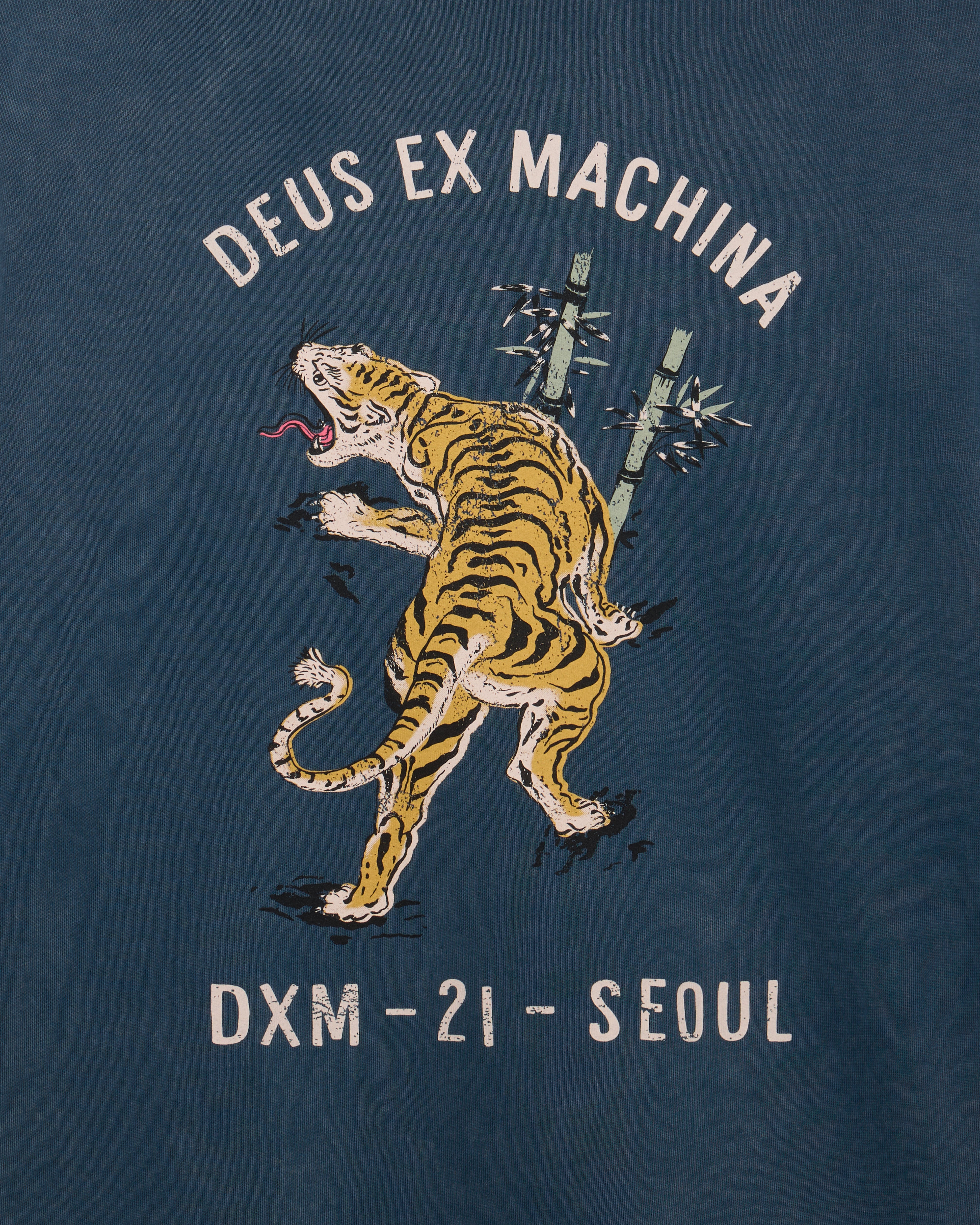 Long Sleeve T-Shirts | Deus Ex Machina | Roar Ls Tee - Navy – Deus