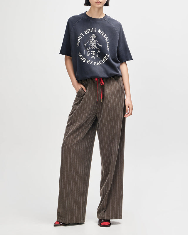 Hear & Now Stripe Pant - Gravel Grey