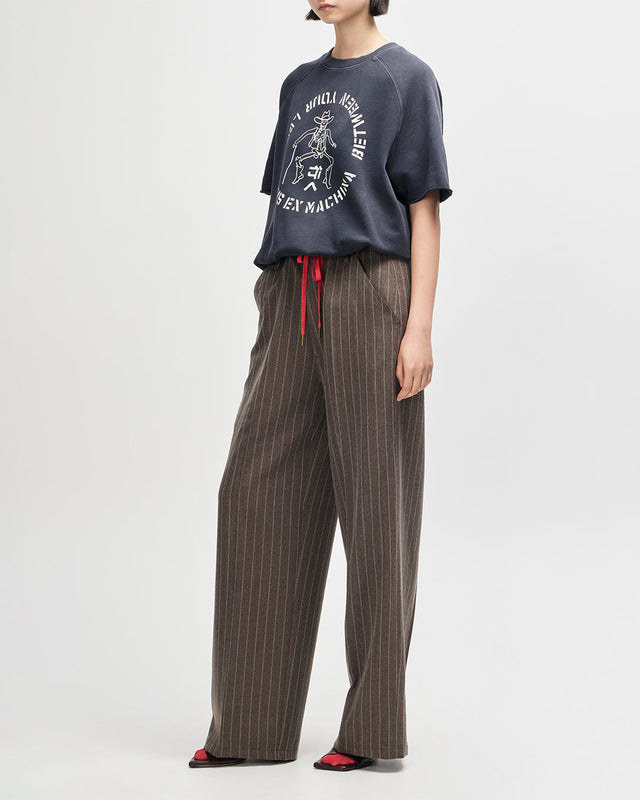 Hear & Now Stripe Pant - Gravel Grey
