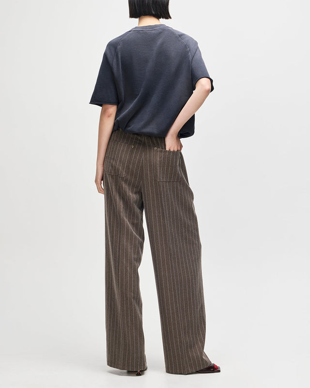 Hear & Now Stripe Pant - Gravel Grey