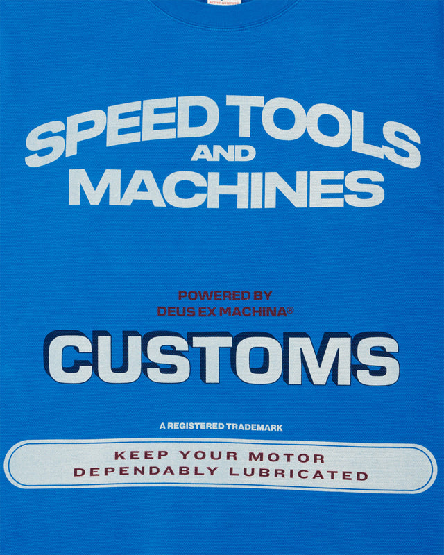 Flohmarkt Oversized Tee - Daphne Blue