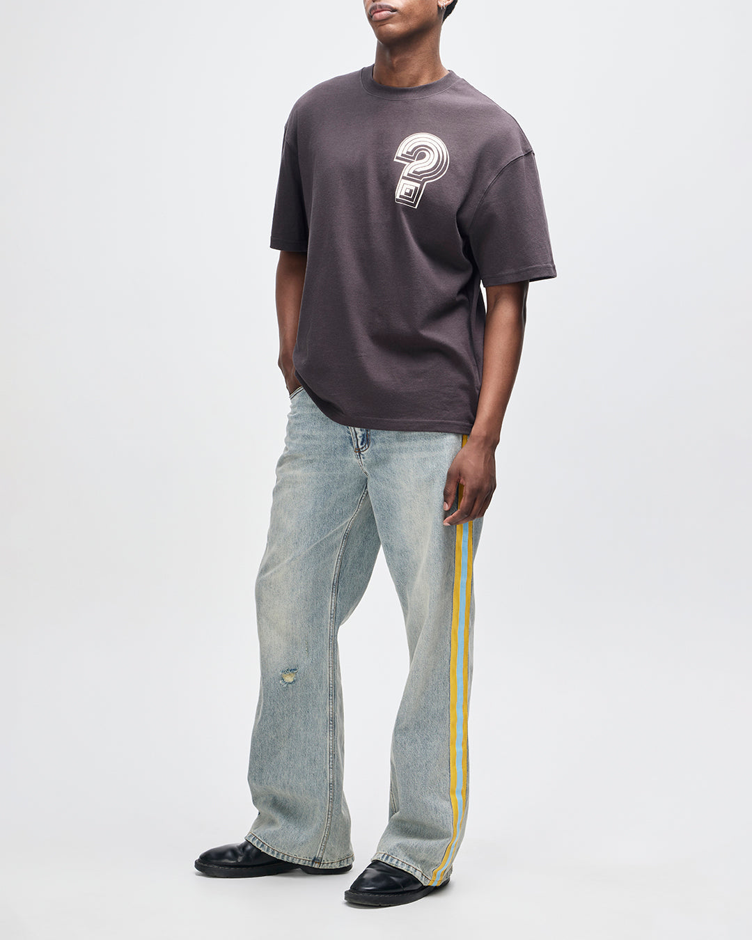 T-Shirts | Deus Ex Machina | Working Towards Tee - Anthracite