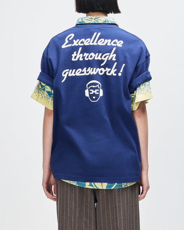 T-shirt Working Towards - Bleu Limoges