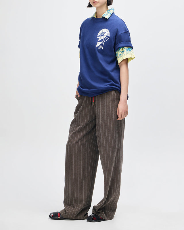 T-shirt Working Towards - Bleu Limoges