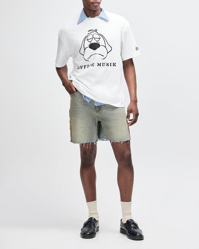 Office Musique Tee - Vintage White