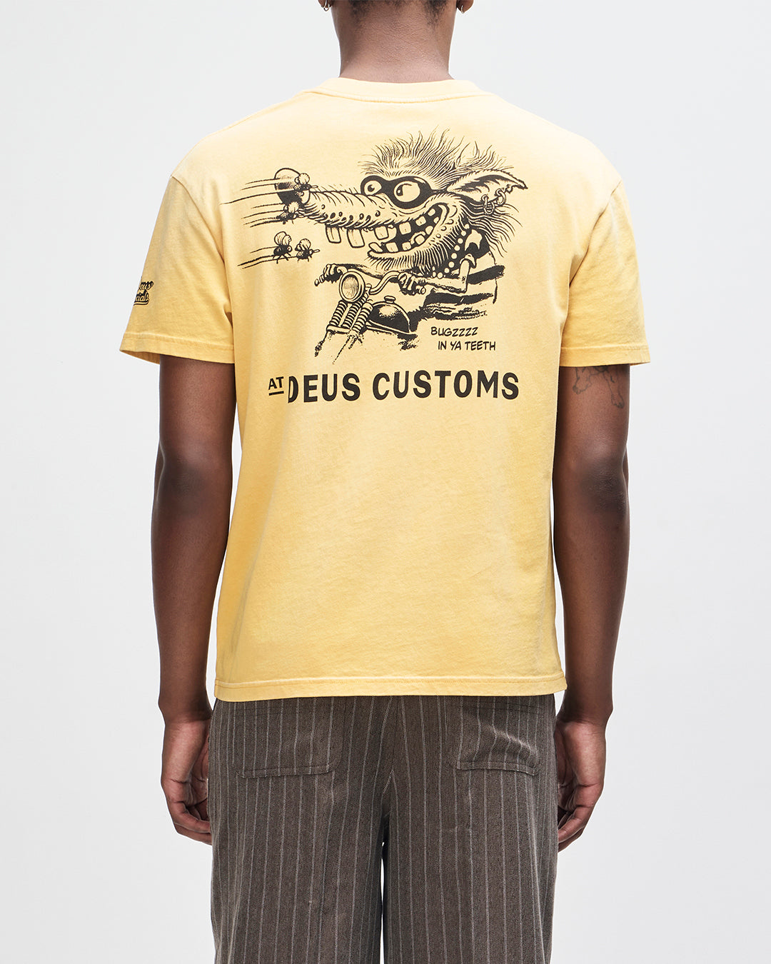T-Shirts | Deus Ex Machina | Bugzzz Tee - Citrus Yellow – Deus Ex