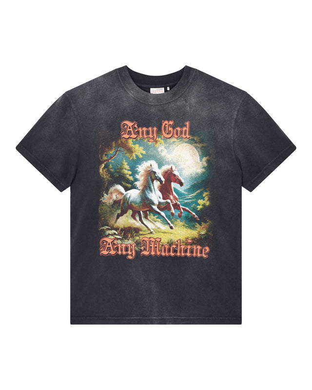 T-shirt Western All Day Rail Horse Show Day. avec fermeture éclair T-shirt Western All Day Rail Horse Show Day. avec fermeture éclair