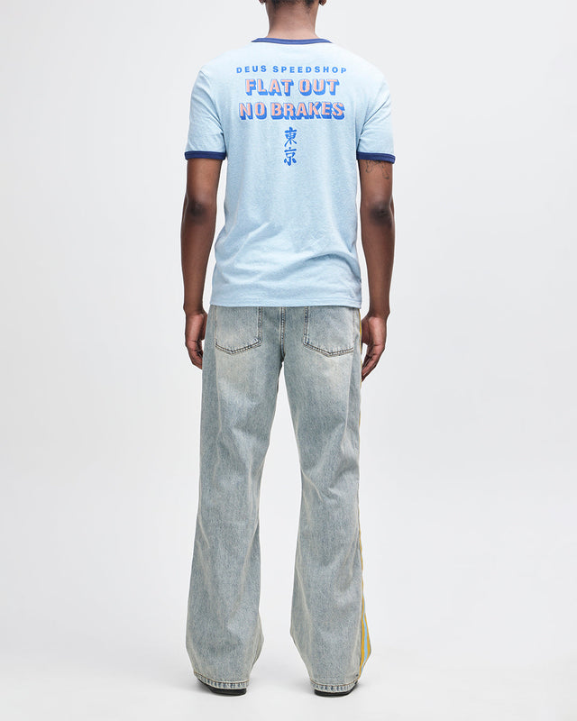 Flat Out Tee - Strong Blue