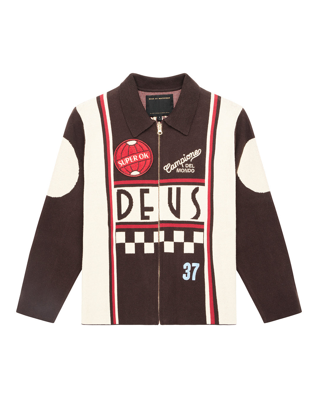 Sweaters | Deus Ex Machina | Monte Carlo Knit Cardigan - Java