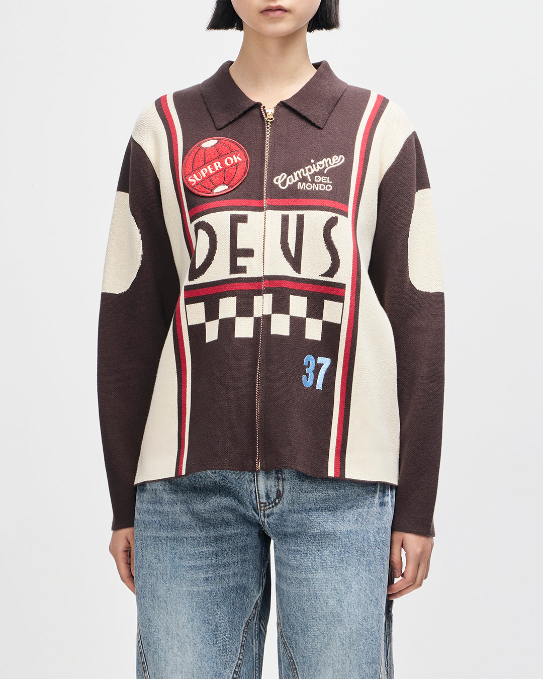 Sweaters | Deus Ex Machina | Monte Carlo Knit Cardigan - Java