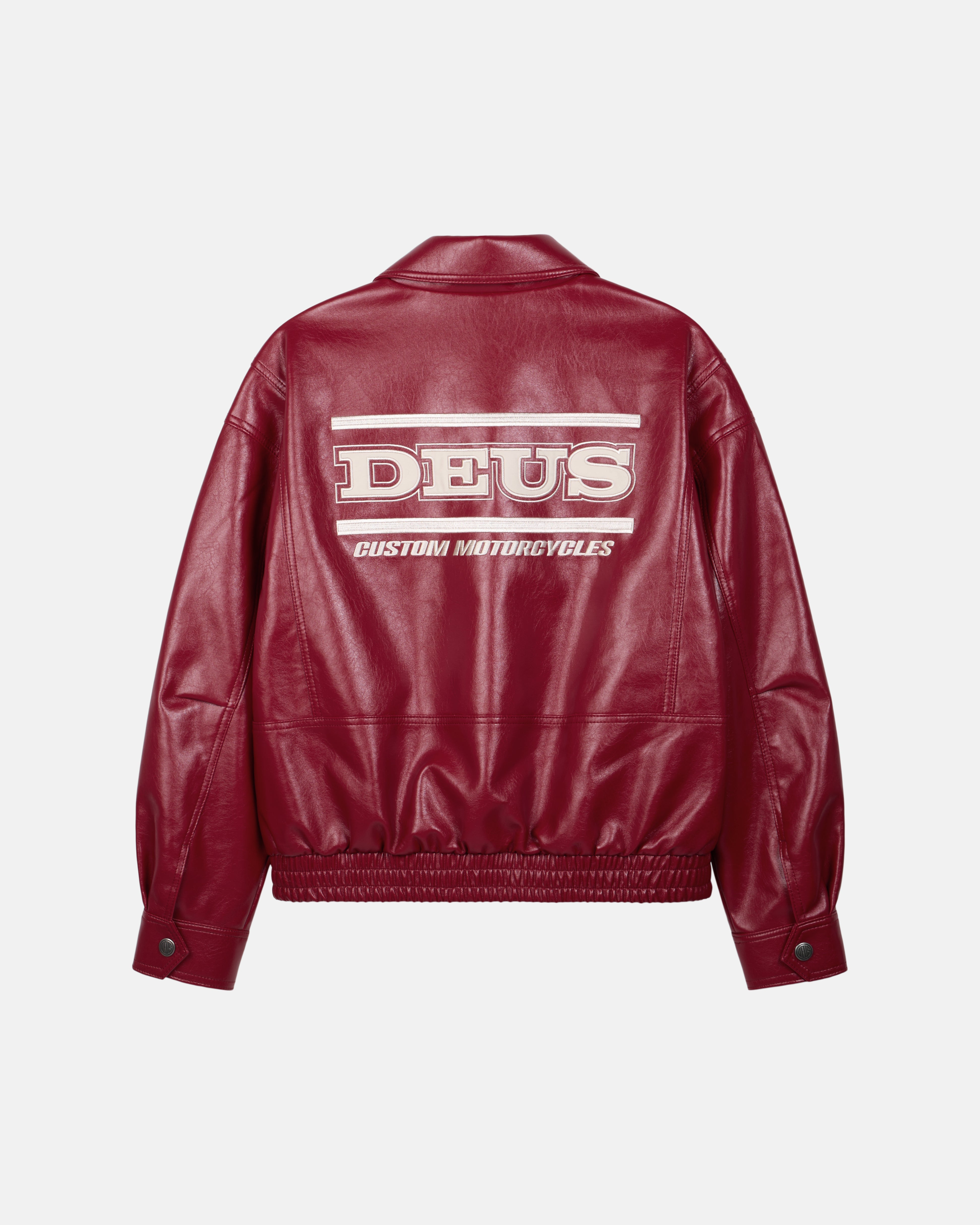 Jackets | Deus Ex Machina | W. Enduro Leather Jacket - Red – Deus