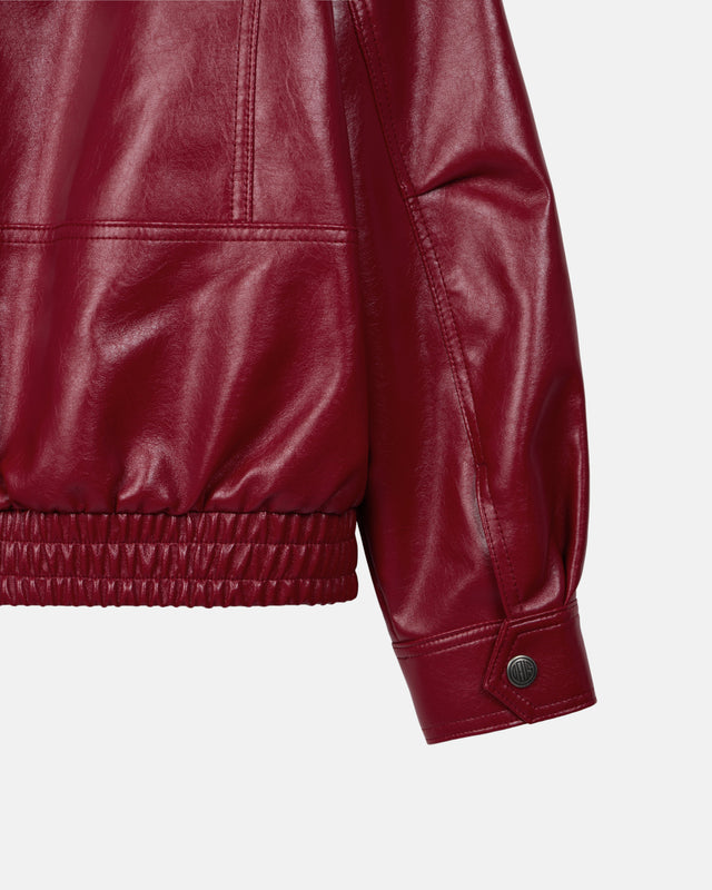W. Enduro Leather Jacket - Red