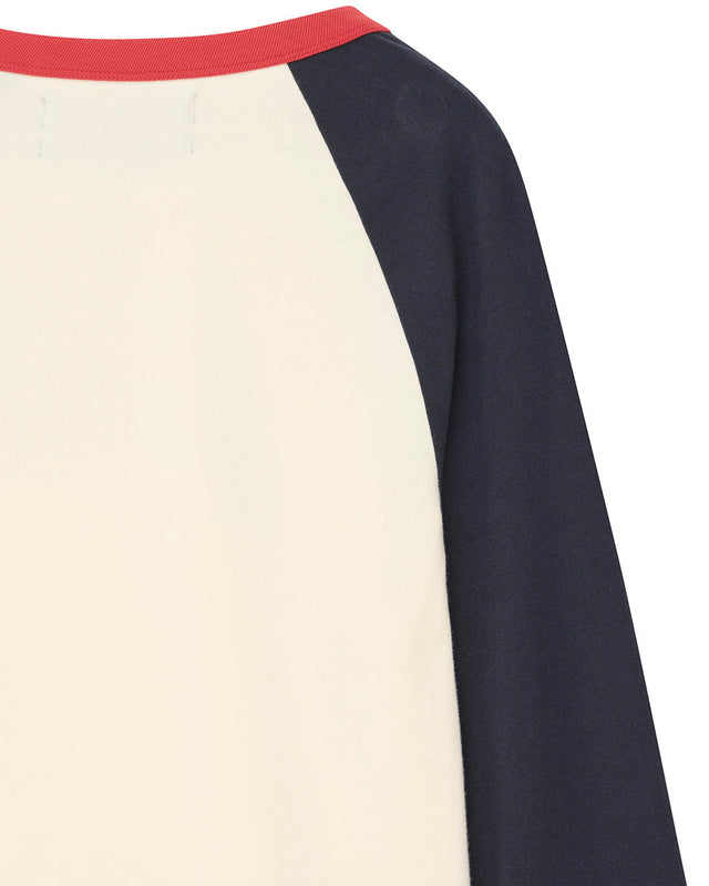 Camiseta de manga larga W. Winglet - Marfil