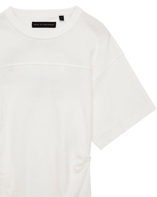 Christine Embro Tee Dress - Antique White