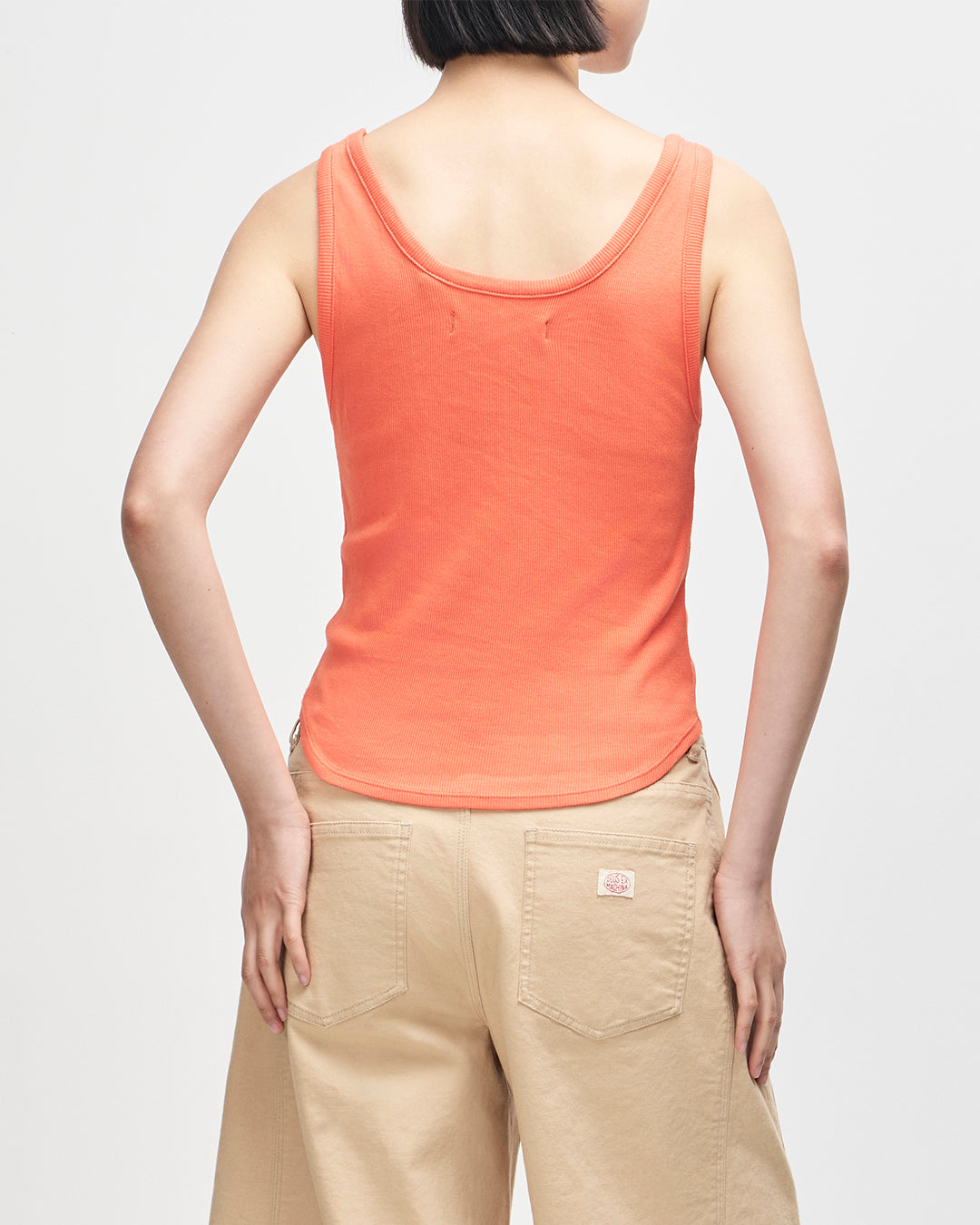 Tanks | Deus Ex Machina | June Shield Tank - Flame Orange – Deus