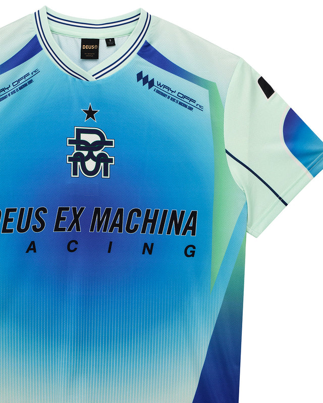 Peak Moto Tee - Baltic Lime