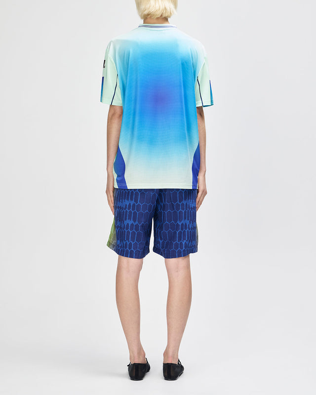 Peak Moto Tee - Baltic Lime