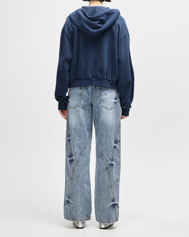 Riviera Hoodie - Indigo Snow