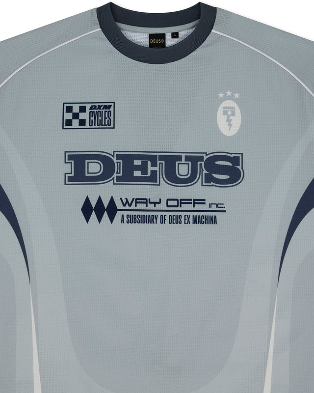 Camiseta de moto Enduro SS - Gris