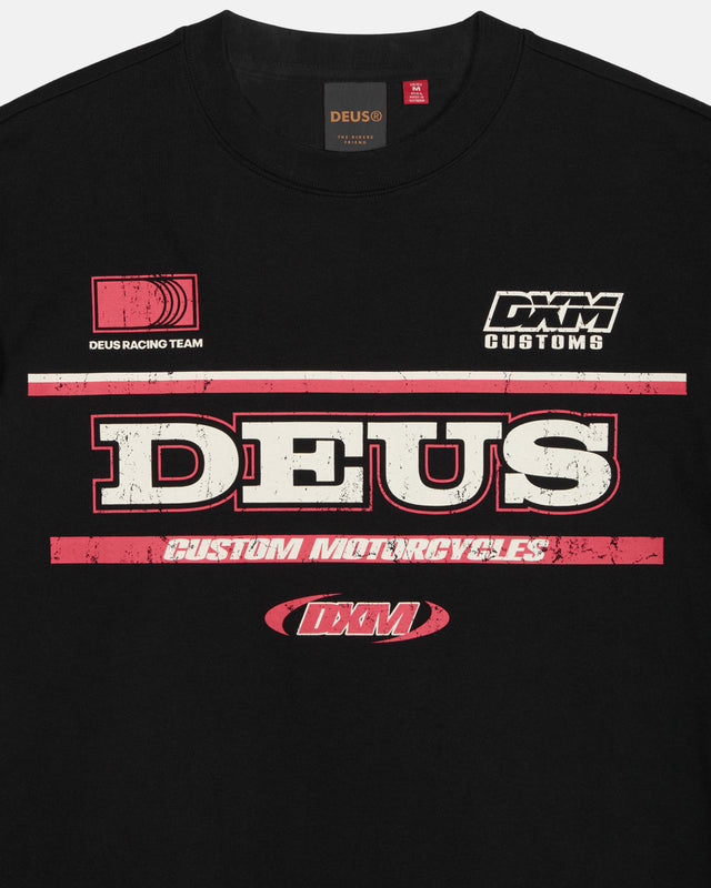 Camiseta de moto enduro - Negra